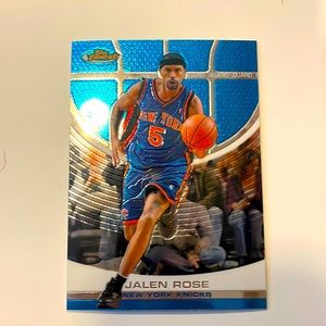 Jalen Rose #60 Topps finest basketball card